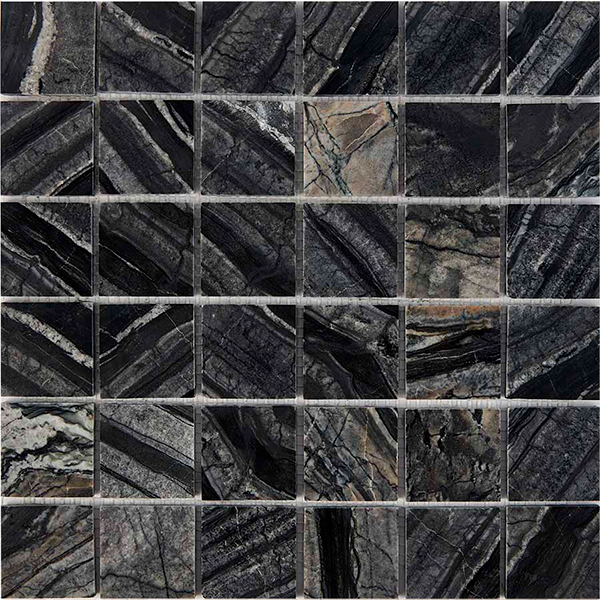 Мозаика из мрамора глянцевая PIX257 Royal Grey (4,8x4,8) 30,5х30,5х0,6 см