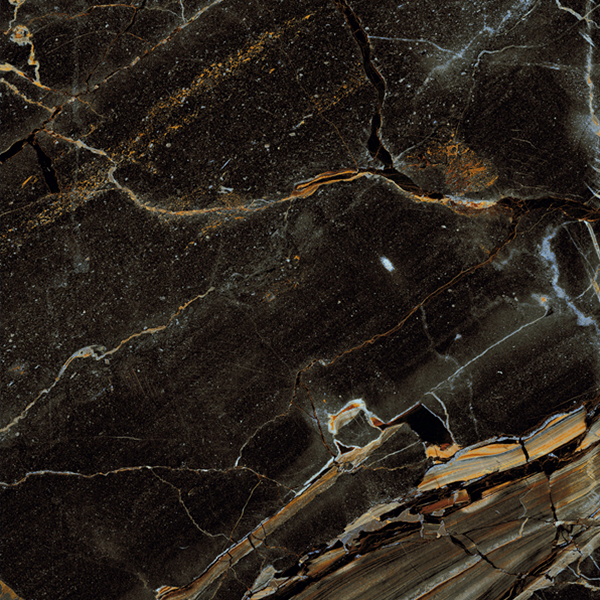 Гранит керамический RHAPSODY 117455 CARAVAGGIO GOLD POLISHED RETT 60x60x0,7 см