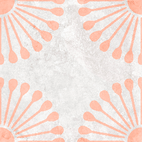 Гранит керамический N100127 PALMAS White Decor 3 20x20 см