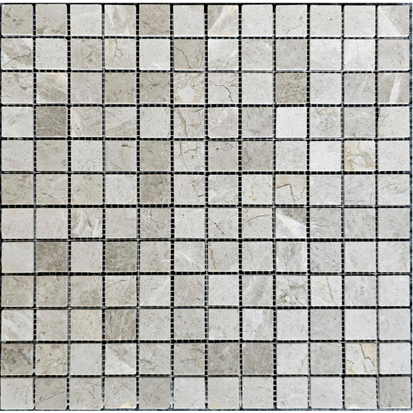 Мозаика из мрамора полированная PIX330 Tundra Grey (2,3x2,3) 30,5х30,5х0,4 см