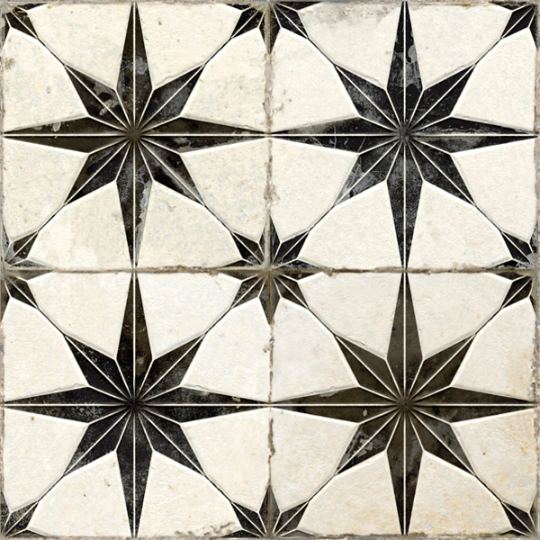 Плитка керамическая напольная 38186 FS STAR Black LT 45х45х0,95 см