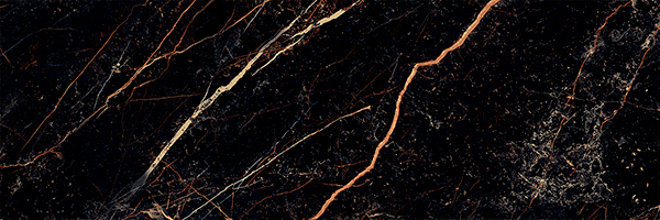 Гранит керамический 240033 MARBLE Nero LAPP 19,5x58,5 см