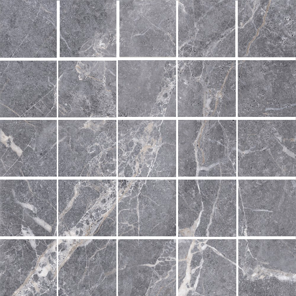 Мозаика K-1006/LR/m14 MARBLE TREND Silver River 30,7x30,7 см 