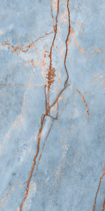 Гранит керамический 775048 HERITAGE LUXE AZURE GLOSSY RET 60x120х0,9 см