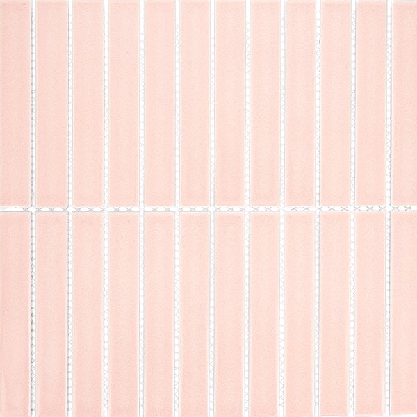 Мозаика из керамогранита на сетке KST2-CORAL (2,2х14,5) 29,6х30,0x0,7 см