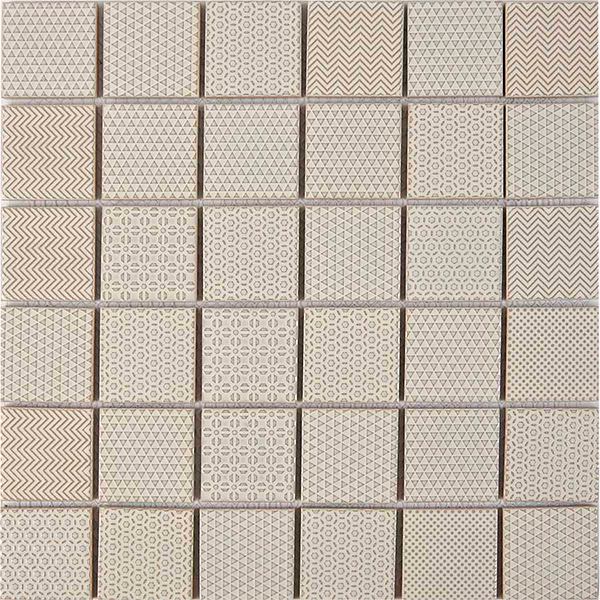 Мозаика из керамогранита глянцевая PIX618 (4,8x4,8) 30,6х30,6x0,7 см