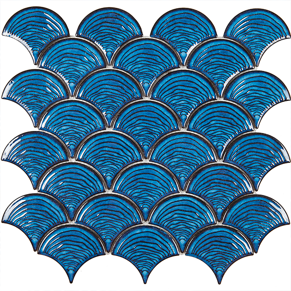 Мозаика из керамогранита на сетке KFS-BLUE 29,1х30,5x0,6 см
