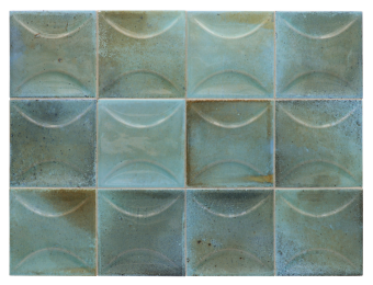 Плитка керамическая настенная 30028 HANOI ARCO Sky Blue 10x10 см