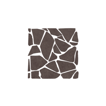 Мозаика керамическая 4101229 NOK Palladiana Crock Ebony 40x40 см