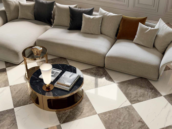 Гранит керамический 240011 MARBLE Bianco LAPP 58,5x58,5 см