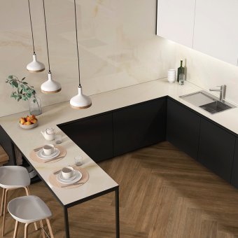 Гранит керамический полированный MARBLES FENIX Crema 60x120 см (старая упаковка)