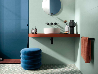 Плитка керамическая 0008232 WIDE&STYLE Mini Mint Ret 60x120x0,7 см
