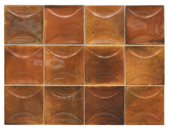 Плитка керамическая настенная 30029 HANOI ARCO Burnt Red 10x10 см