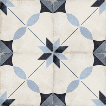 Гранит керамический 24411 ART NOUVEAU Arcade Blue 20х20 см