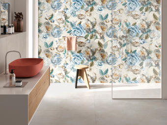 Гранит керамический ALCHYMIE 133481 FLOWERY GREY NAT RETT 60x120x0,7 см