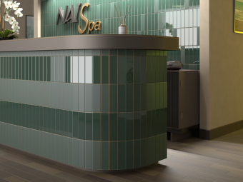 Плитка керамическая настенная 28455 COSTA NOVA Laurel Green Matt 5x20 см