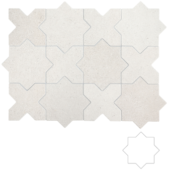 Гранит керамический 32724 ELDA STAR WHITE 16,8x16,8 см