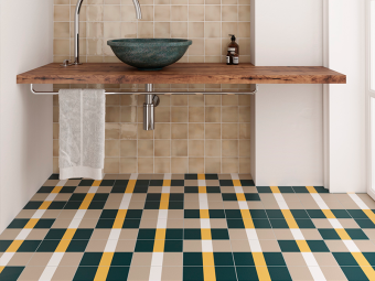 Гранит керамический 27688 BAUHOME BAND COLD 20х20 см