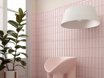 Плитка керамическая 28750 VIBE IN Fair Pink 6,5x20 см