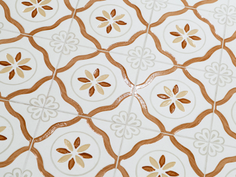 Гранит керамический 40462 LLEVANT CLAY PETALS LT 22,3х22,3 см