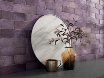 Плитка керамическая 29007 DYROY Aubergine 10х10 см