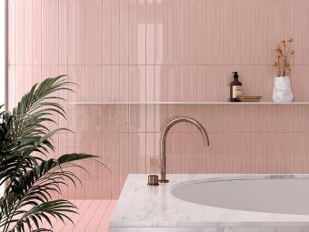 Плитка керамическая настенная 31151 VITRAL AXIS PINK 5х40 см