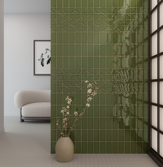 Плитка керамическая 134630 YOKO ORIGAMI MOSS 6,25x12,5 см