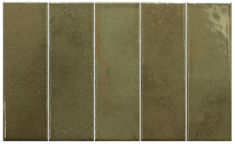 Плитка керамическая 32342 BOHEMIAN BRONZE GREEN 6х18,6 см