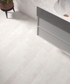 Гранит керамический 32054 MARMORIS White 7,5x60 см