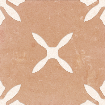 Гранит керамический PANGEA CLAY FLOWER LT 22,3х22,3 см