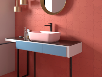 Гранит керамический 30620 PORTO CROSS Warm Siena 12x12х0,9 см