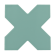 Гранит керамический 30616 PORTO CROSS Jade 12x12х0,9 см