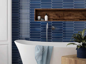 Плитка керамическая настенная 25834 ARROW Adriatic Blue 5х25 см