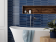 Плитка керамическая настенная 25834 ARROW Adriatic Blue 5х25 см