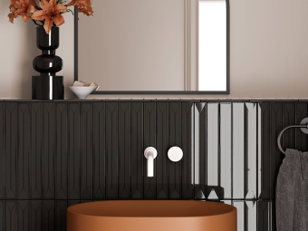 Плитка керамическая настенная 31148 VITRAL BLACK 5х40 см