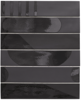 Керамогранит 30174 WADI DECOR Noir 6x30 см