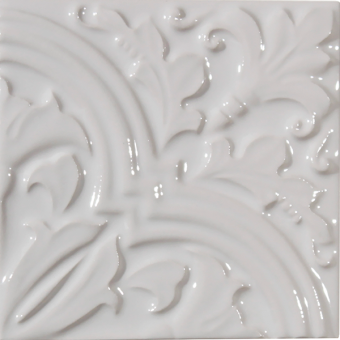 Плитка керамическая настенная ALGA1 FORMELLE ALGARVE Bianco 13x13x1,27 см