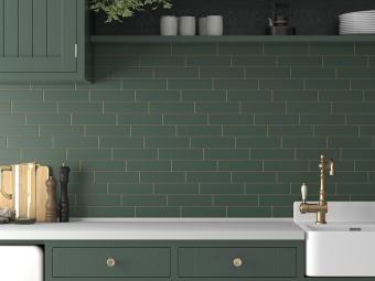 Плитка керамическая настенная 28455 COSTA NOVA Laurel Green Matt 5x20 см