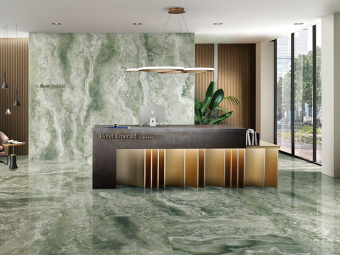 Гранит керамический ONYX DIAMOND EMERALD LUC.RET. 60x120x0,9 см