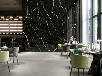 Гранит керамический полированный MARBLES CR.LUX DEVA Nero 60x120 см