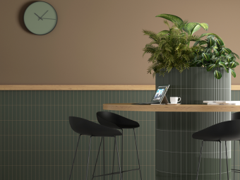 Плитка керамическая настенная 28455 COSTA NOVA Laurel Green Matt 5x20 см