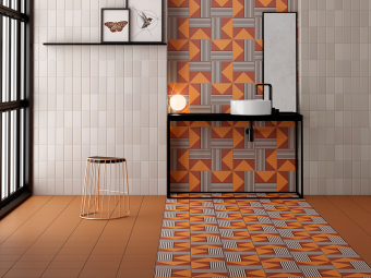 Гранит керамический 27685 BAUHOME STRICH WARM 20х20 см