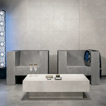 Бордюр керамический 261132 GREEK LISTELLO Grigio 4x80 см