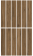 Гранит керамический K-2104/SR ALLEYA Dark Brown 20х120х1,1 см
