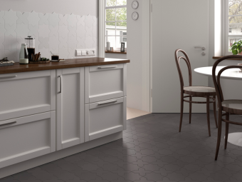 Гранит керамический 30618 PORTO CROSS Black 12x12х0,9 см