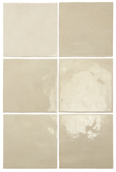 Плитка керамическая настенная 24455 ARTISAN Ochre 13,2х13,2 см