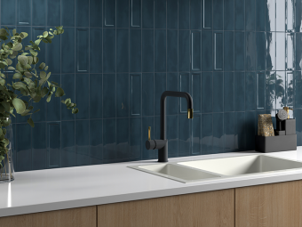 Плитка керамическая настенная 31196 ISLAND SLATE BLUE 6,5х20 см