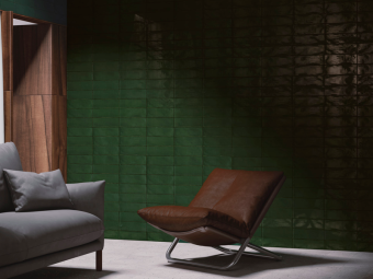 Плитка керамическая настенная POITIERS GREEN/30 7,5x30 см