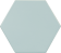 Керамогранит 26464 KROMATIKA Bleu Clair 11,6х10,1 см