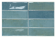 Плитка керамическая 132970 COLOUR NOTES AZUR 4x12,5 см